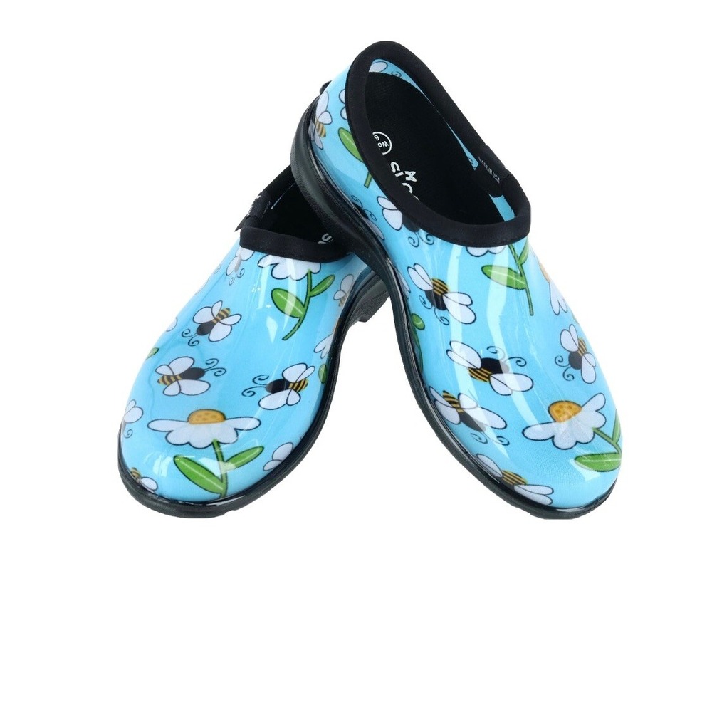 Sloggers Women's Waterproof Comfort Shoes - Blue Bee's,‎ Style 5119BEEBL Us Sz 6